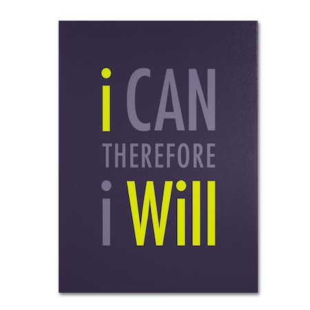 Megan Romo 'I Will I' Canvas Art,26x32